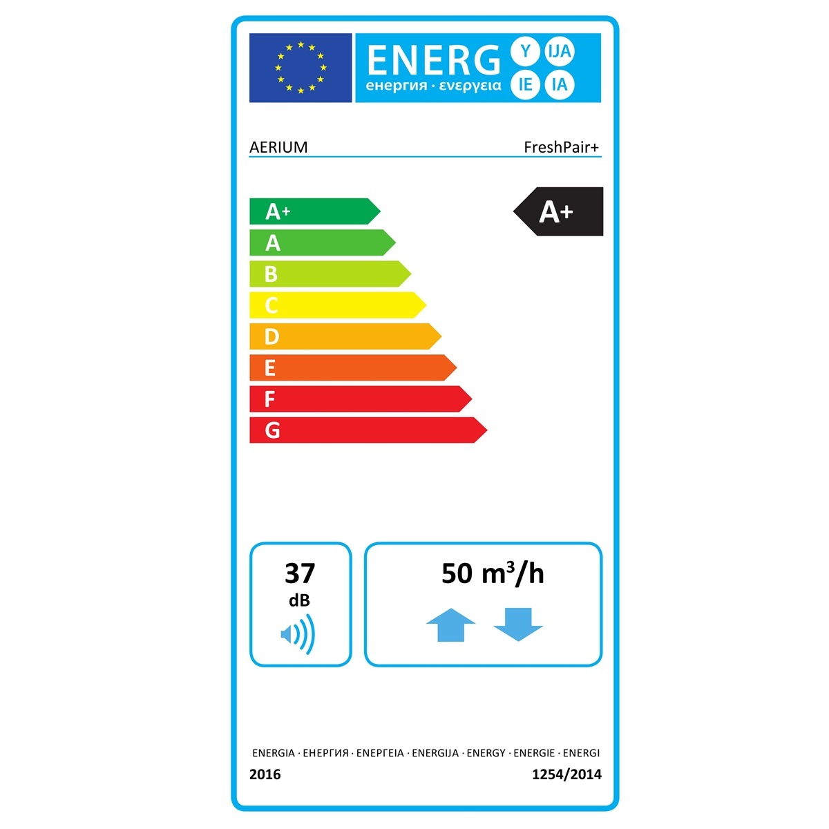 Decentrálna rekuperácia AERIUM FreshPair+ C60P s CO2 senzorom Decentrálna rekuperácia AERIUM FreshPair+ C60P s CO2 senzorom