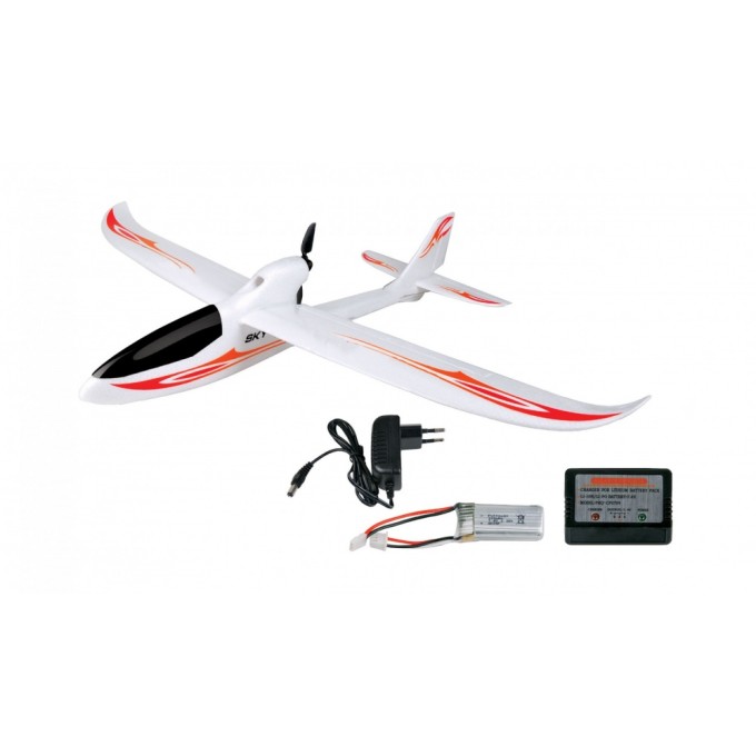 RC lietadlo S-IDEE SKY-KING červená