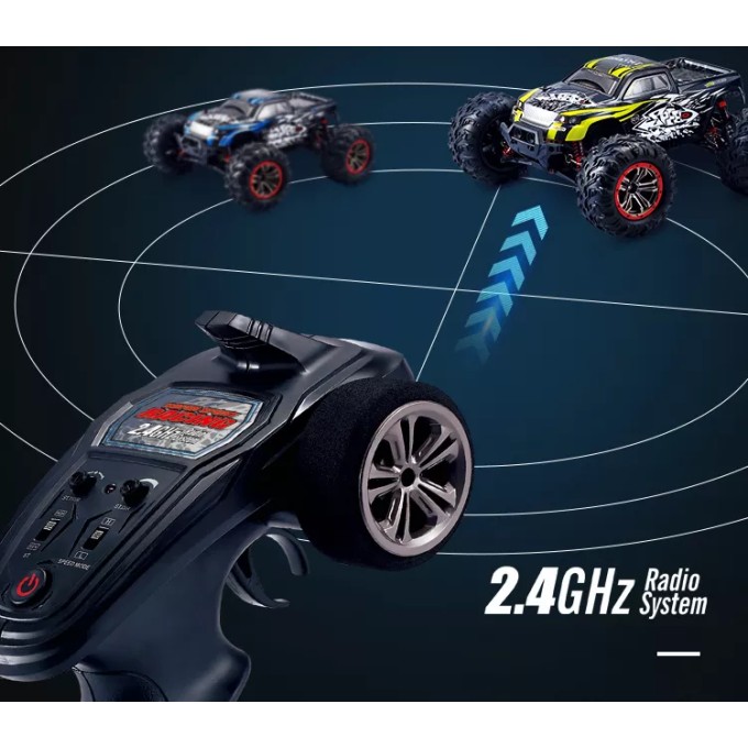 Terénne RC auto AERIUM HOSHI SPEED (1:10) žltá - 2 batérie