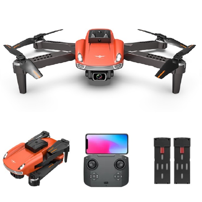 Dron AERIUM KF 4K Dual Camera oranžový – 2 batérie