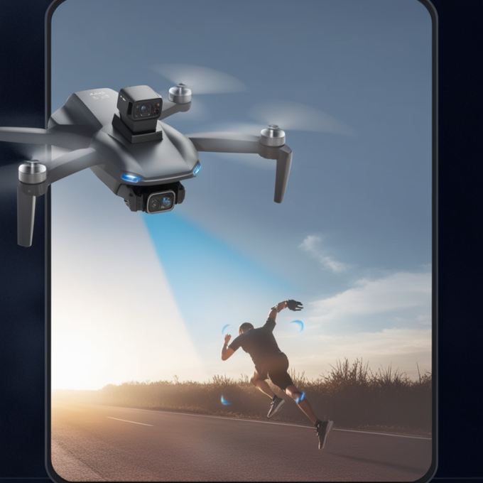Dron AERIUM MAX 108 LASER 4K Dual Camera GPS – 3 batérie