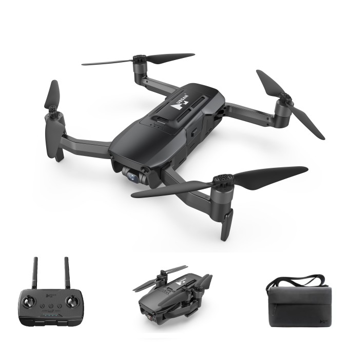 Dron AERIUM Hubsan Blackhawk 2 GPS 4K Combo čierny – 2 batérie
