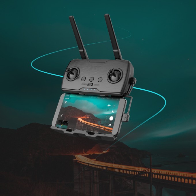 Dron AERIUM Hubsan Blackhawk 2 GPS 4K Combo čierny – 2 batérie