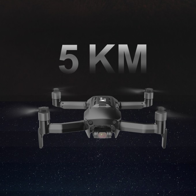 Dron AERIUM Hubsan Blackhawk 2 GPS 4K Combo čierny – 2 batérie