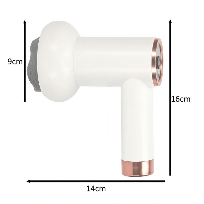 Masážna pištoľ AERIUM SL-630 – 5 nadstavcov