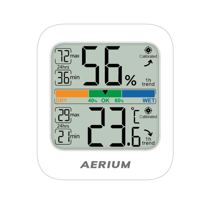 Monitor teploty a vlhkosti vzduchu AERIUM T33 DUAL