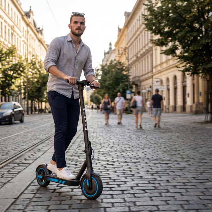 Elektrokolobežka AERIUM MaxRide T500 modrá