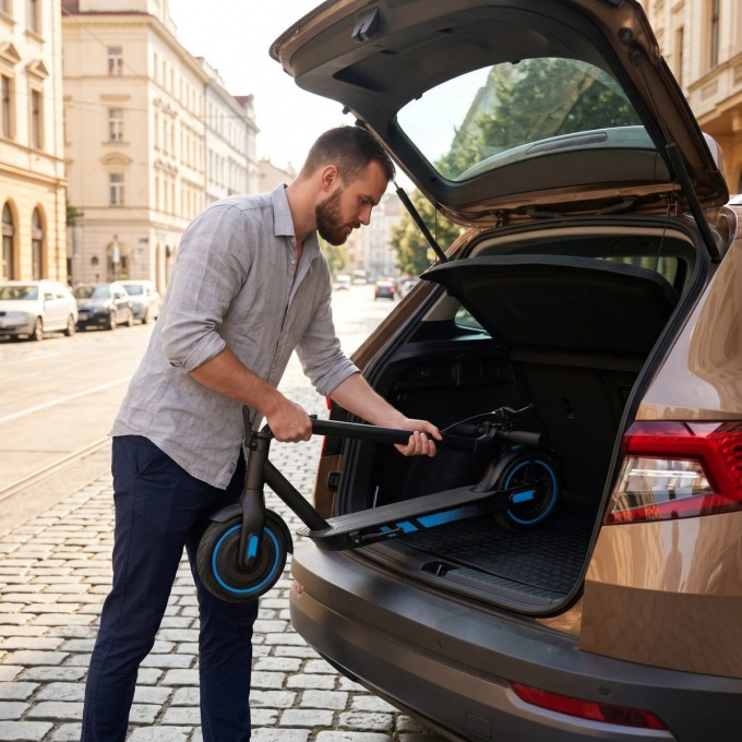 Elektrokolobežka AERIUM MaxRide T500 modrá